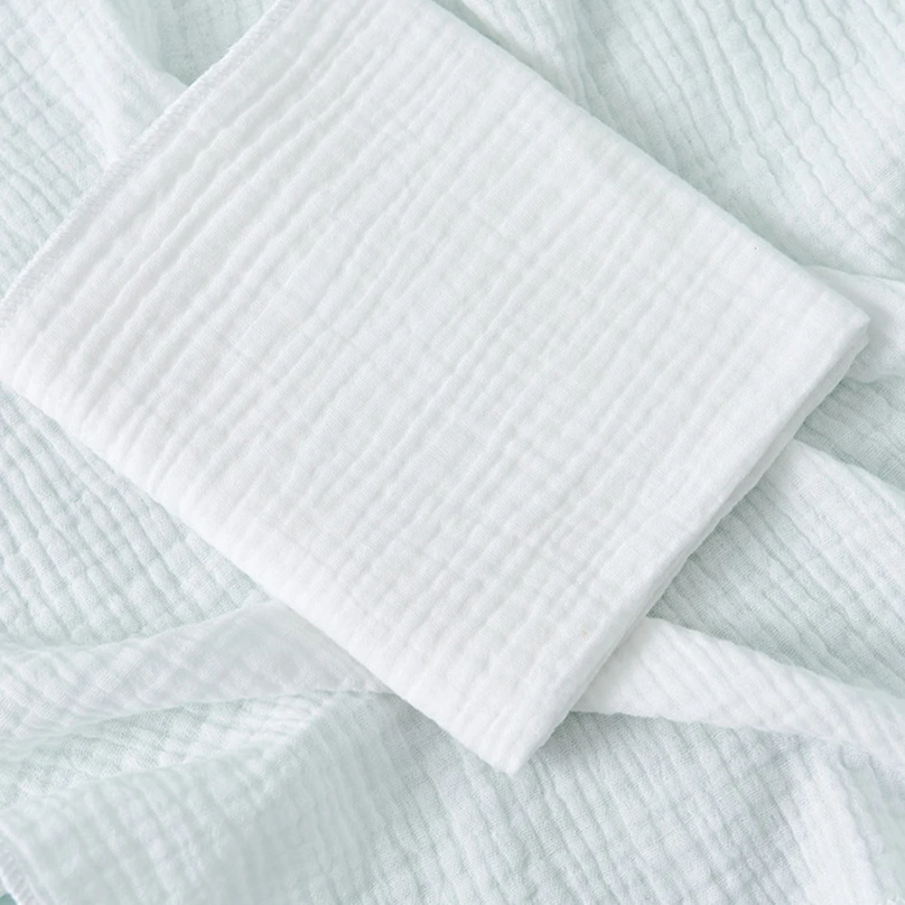 

8pcs Cotton Gauze Baby Washcloths Newborn Soft Clothes White 43x45cm Reusable Cloth Diapers For Babies Washable Training Diapers