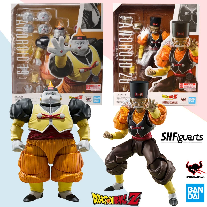 

Bandai original SHFiguarts Dragon Ball SHF ANDROID 19 /20 anime action figure collection model ornaments children's gift toys