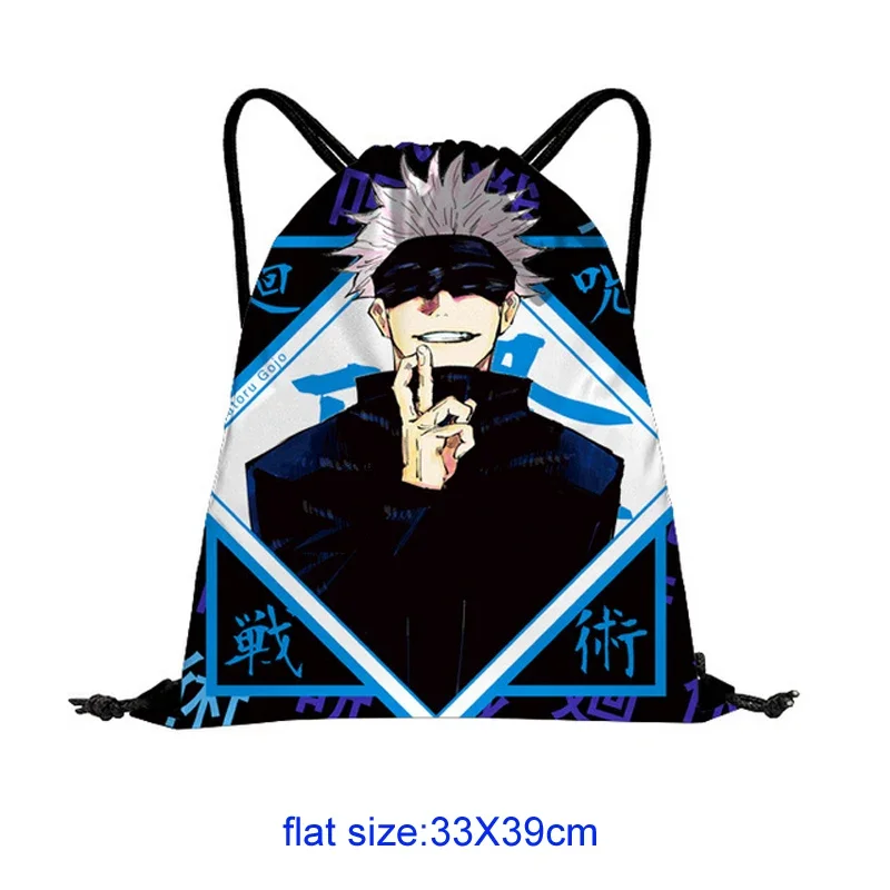 Anime Jujutsu Kaisen Bolsa de compras Satoru Gojo Bolsa con cordón