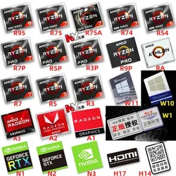 AMD Ryzen Label Sticker For Laptop PC Tablet Desktop Computer Mobile Digital Camera Personalized DIY Decoration