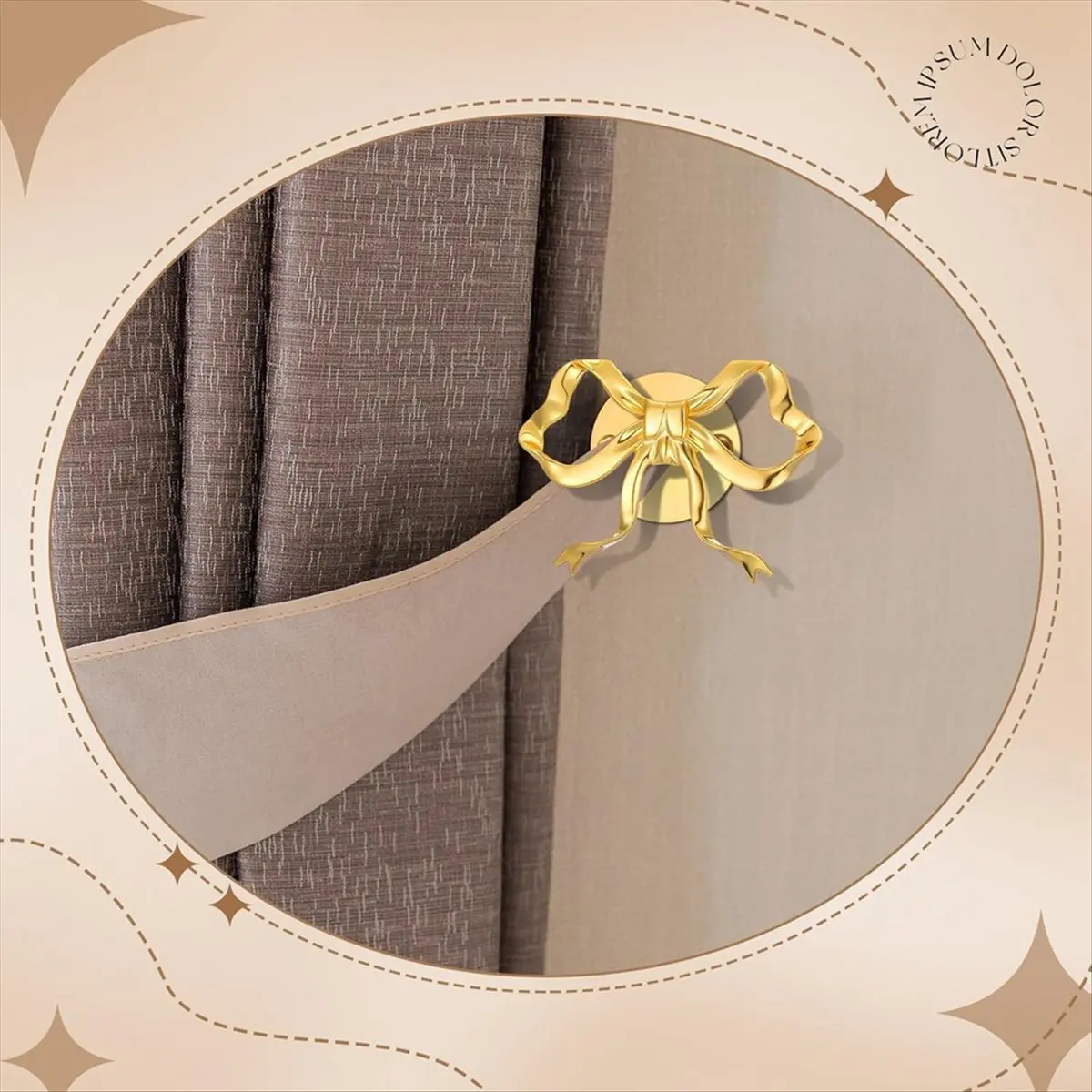 

Okay 2 Pcs Metal Bow Curtain Holdbacks Gold Wall Mounted Curtain Hold Backs Curtains Modern Gold Holders