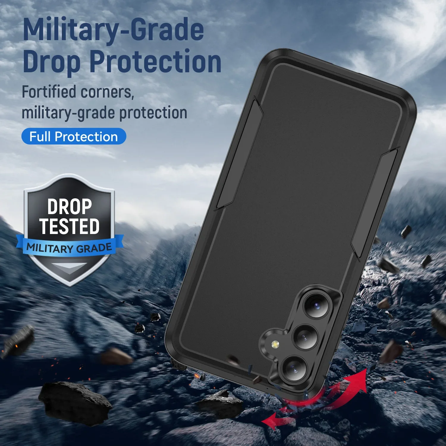 Military Grade Fällen Für Samsung Galaxy S24 FE S22 S23 Plus S21 S25 Ultra Rand S20 A54 A16 5G A56 a55 A35 A15 Rüstung Fall Coque – Detail 5