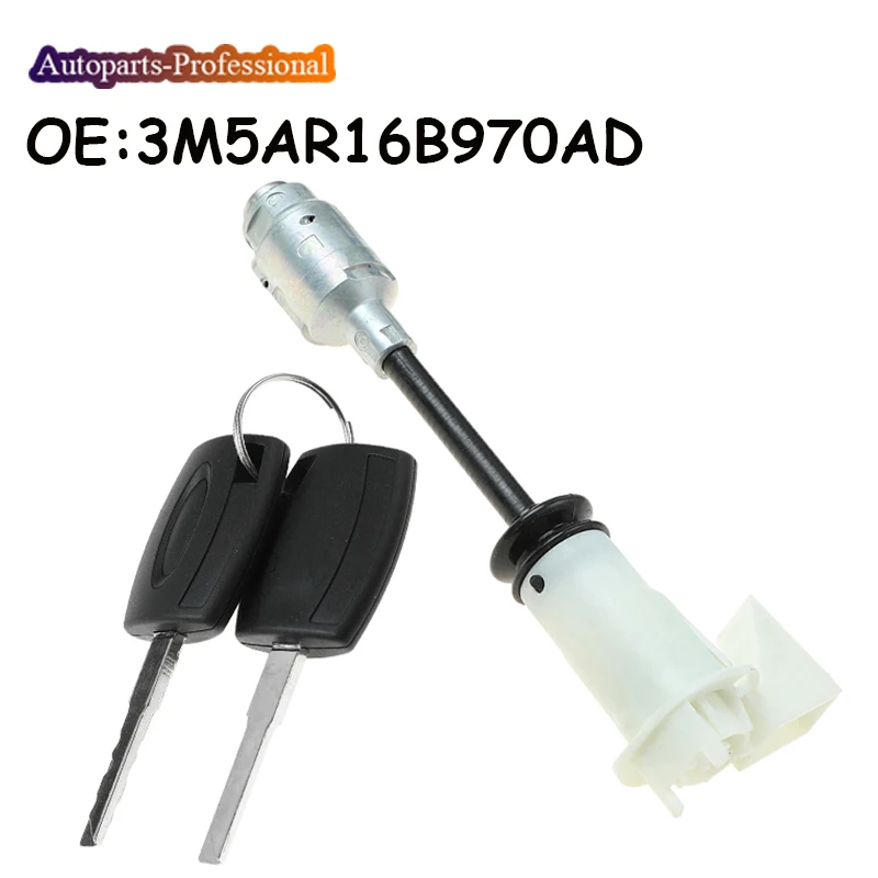 Kit de reparación de pestillo de bloqueo de liberación de capó de coche, llave 3M5AR16B970AD 3M5A-R16B970-AD 4556337 para Ford Focus c-max 2003-2007