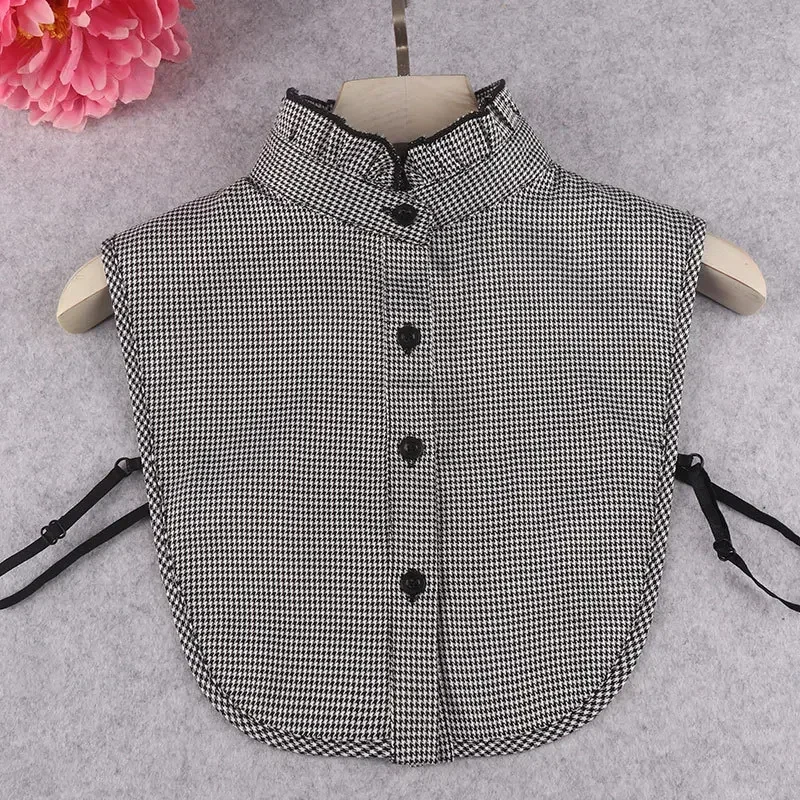 Womens Stand False Collar for Sweater Shirt Accessories Female Detachable Collar Fashion Clothing Decoration Fake Collar