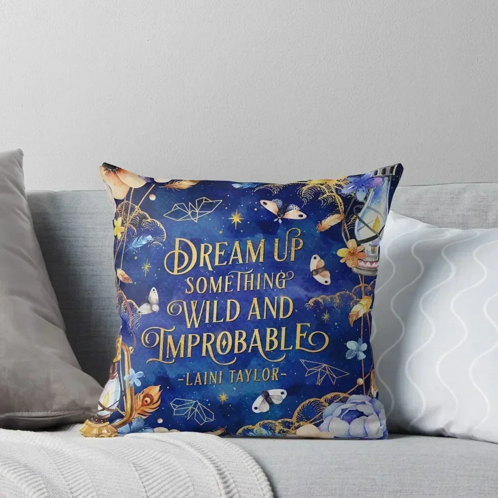 

Dream up Throw Pillow Pillowcase Cushion pillows decor home Anime Christmas Covers For Cushions pillow