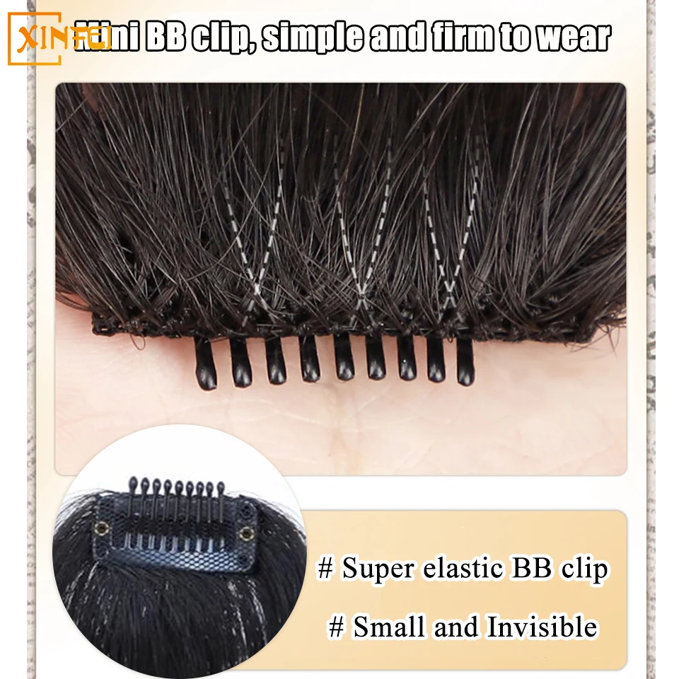 Synthetic Bangs Wig Piece Female Age Reduction French Air Bangs Fluffy Invisible Wool Roll Wig Patch