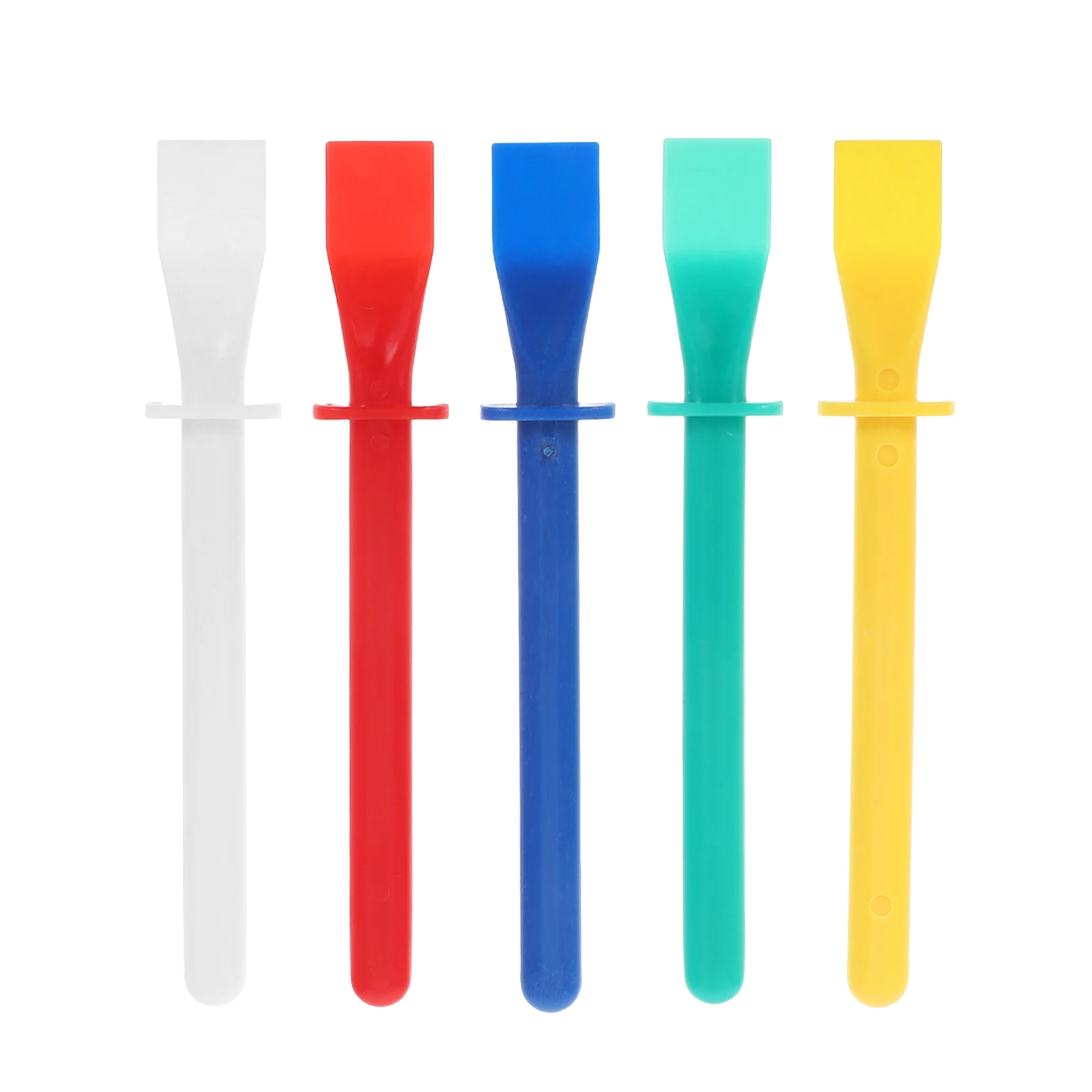 

5pcs Colored Plastic Applicator For Leatherworking Even Glue Spread Diy Craft Tool Glue Spreader Painting Scrapers For