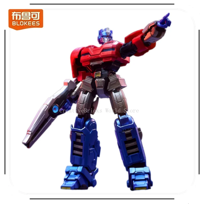 BLOKEES Legend Series Transformers Origin Optimus Prime Form Building Block Figure Transformable Assembly Model Collectible Toy