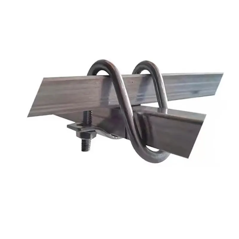 M8 Square Tube Fastener Welding Free Fixed Card Galvanized Clevis Steel Pipe Connection Clip Put Helf