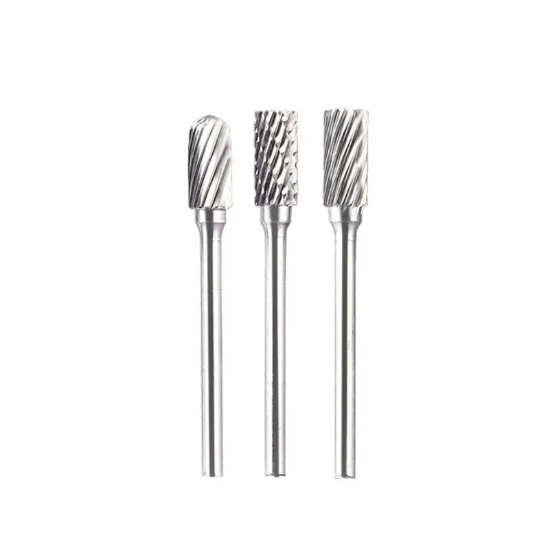 Tungsten Steel Milling Head Carbide Rotary File Electric Grinding Head Metal Alloy Grinding Head