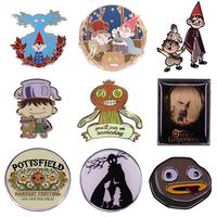 Cartoon Periphery Enamel Pin Set Nostalgic Tv Drama Same Brooch Lapel Badge Jewelry over the and Garden the Wall