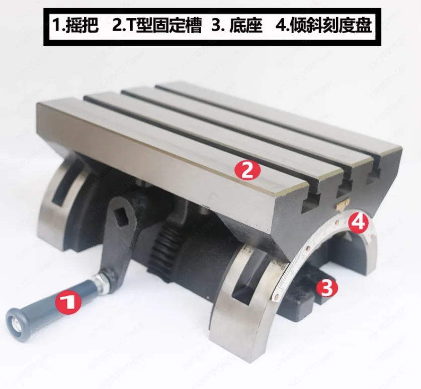 Adjustable Angle Workbench Workbench Milling Machine 10 Inch