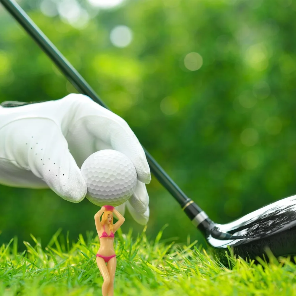 Golf Tee, Bikini Beauty Ball Holder Personality Humanoid Model Golf Beauty TEE Golf Tees Plastic  Golf Accessories Sport