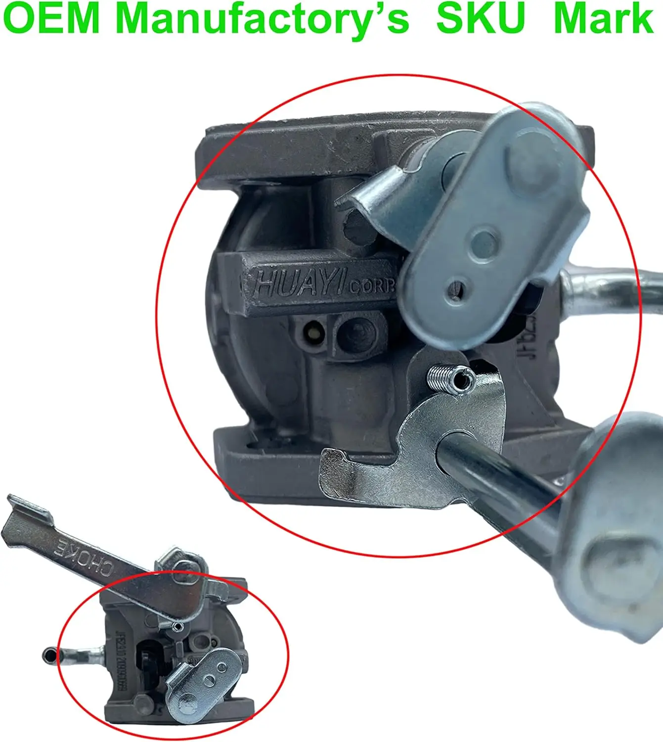 Huayi 79cc Carburetor for Predator 99cc 98cc 80cc 4-Cycle Viper | For 68124 69733 Earthquake Edger Powermate Engine Ardisam 10078 14318 Coleman Champion 1800 Generators Carb