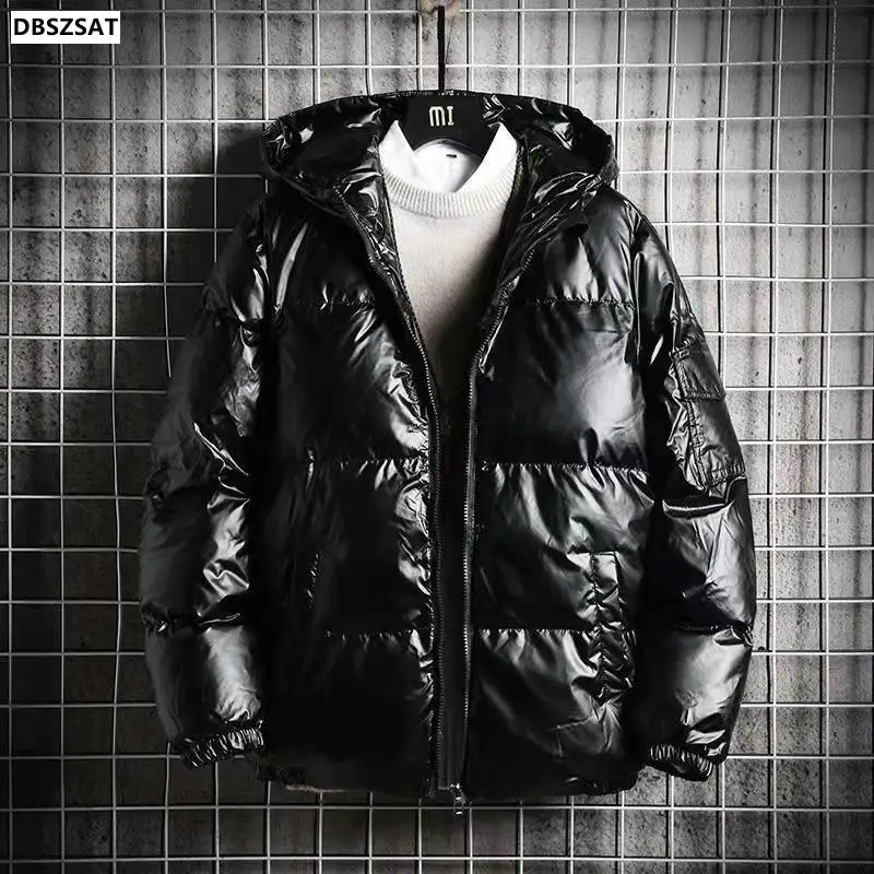 Parkas Jacket Mens Thicken Warm Oversize Coats Male Winter Padded Bomber Jackets Man Fashion Harajuku Streetwear Overcoat 5XL