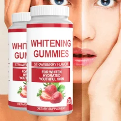 1 bottle of glutathione whitening gum, brightening skin and reducing discoloration, a dietary supplement for young skin