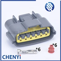 Conector de arnés eléctrico automotriz con enchufe impermeable de pedal de aceleración sellado de 6 pines 6098-0146 6920-0082 para Nissan