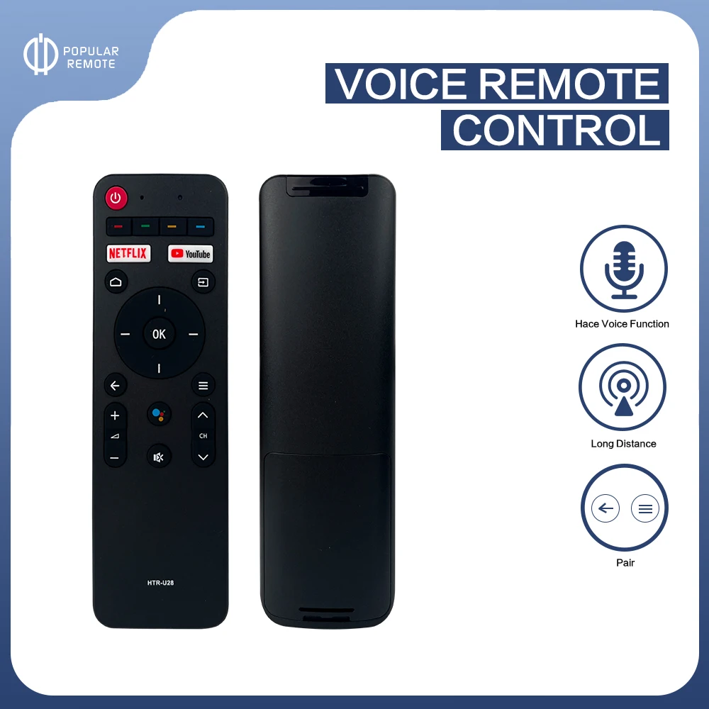 HTR-U28 Voice Remote For Haier Android Smart TV Voice Remoto Control H55S6UG H65S6UG