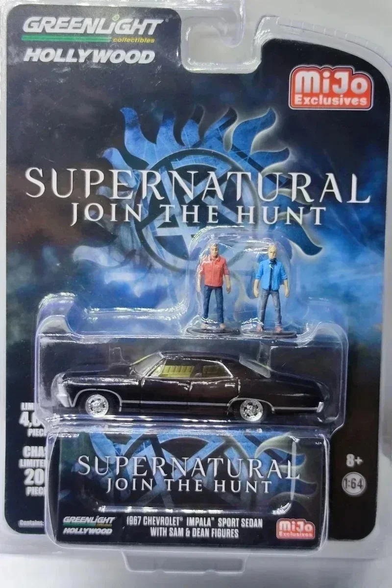 ALL HOT SALE 1:64 Supernatural 1967 Chevrolet Impala Sport Sedan Diecast Metal Alloy Model Car Toys For Kids Gift Collection
