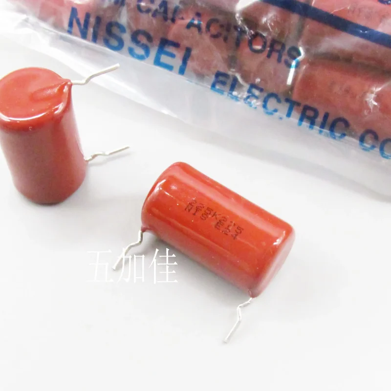 10-100pcs imported brand new 225K275 275V2.2UF 10% non-polar CBB polyester film capacitor with a pin spacing of 22.5