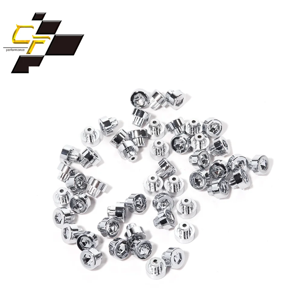 CFPerformance 25/125PCS 10mm/0.39in Car Wheel Rivets Tire Rim Cover Protector Decorations Wheels Tires Parts Car Styling Tunning