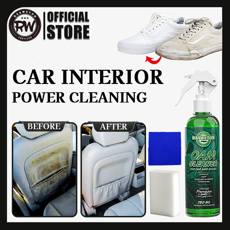 150ml Multifunctional Foam Cleaner Cleaning Car House Seat Car Interior Accessories Home Kitchen Cleaning Strong Decontamination