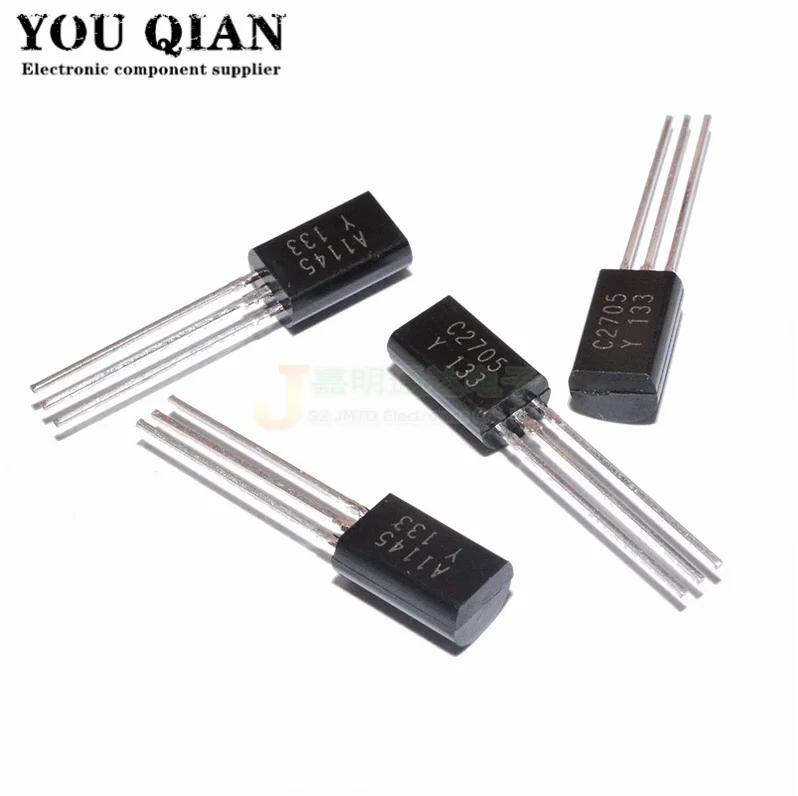 A1145 e 25PS C2705 TO-92L 2SA1145 2SC2705 TO-92, 25 Pares