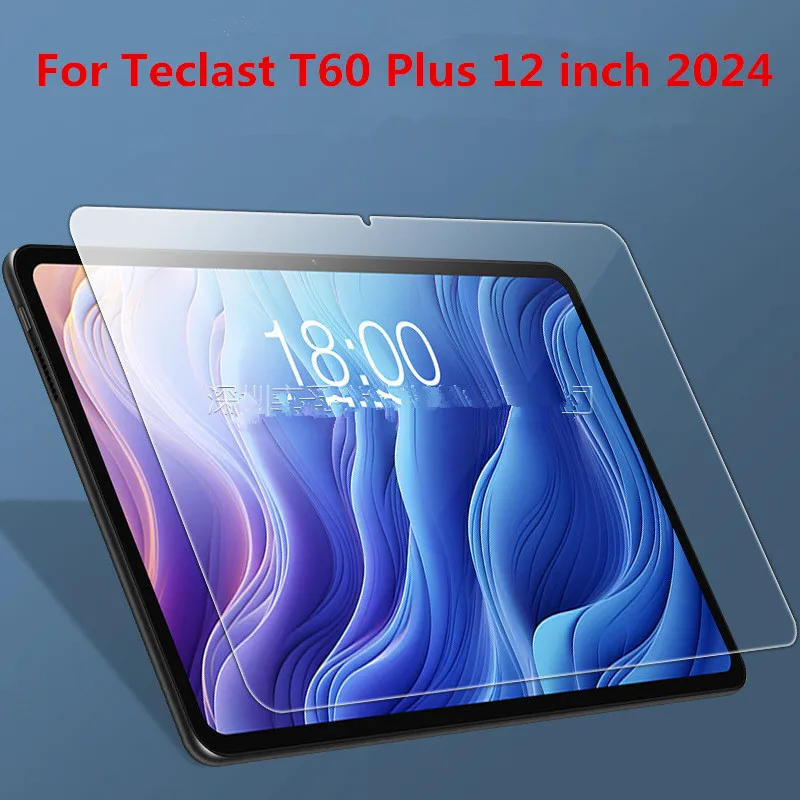 تابلت 9H من الزجاج المقسى لشاشة الكمبيوتر اللوحي Teclast T60 Plus مقاس 12 بوصة 2024