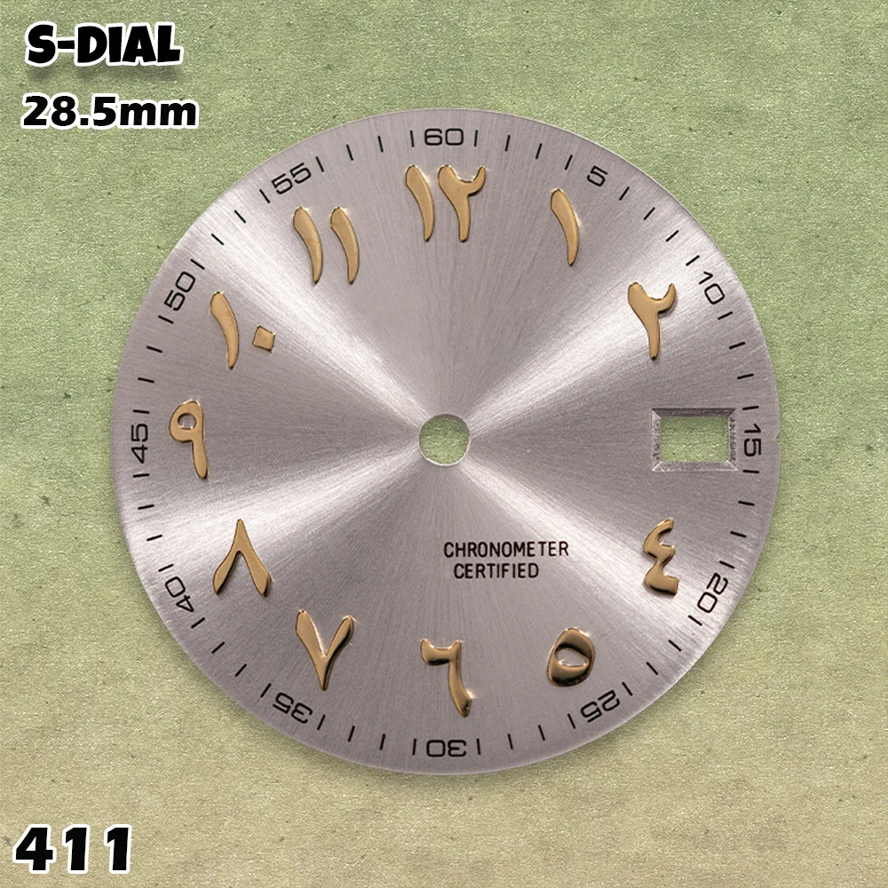 NG S Logo 28.5mm Dial Arabic Numerals Dial NH35/NH36/4R35 Movements Watches for men Watch Modification Accessories