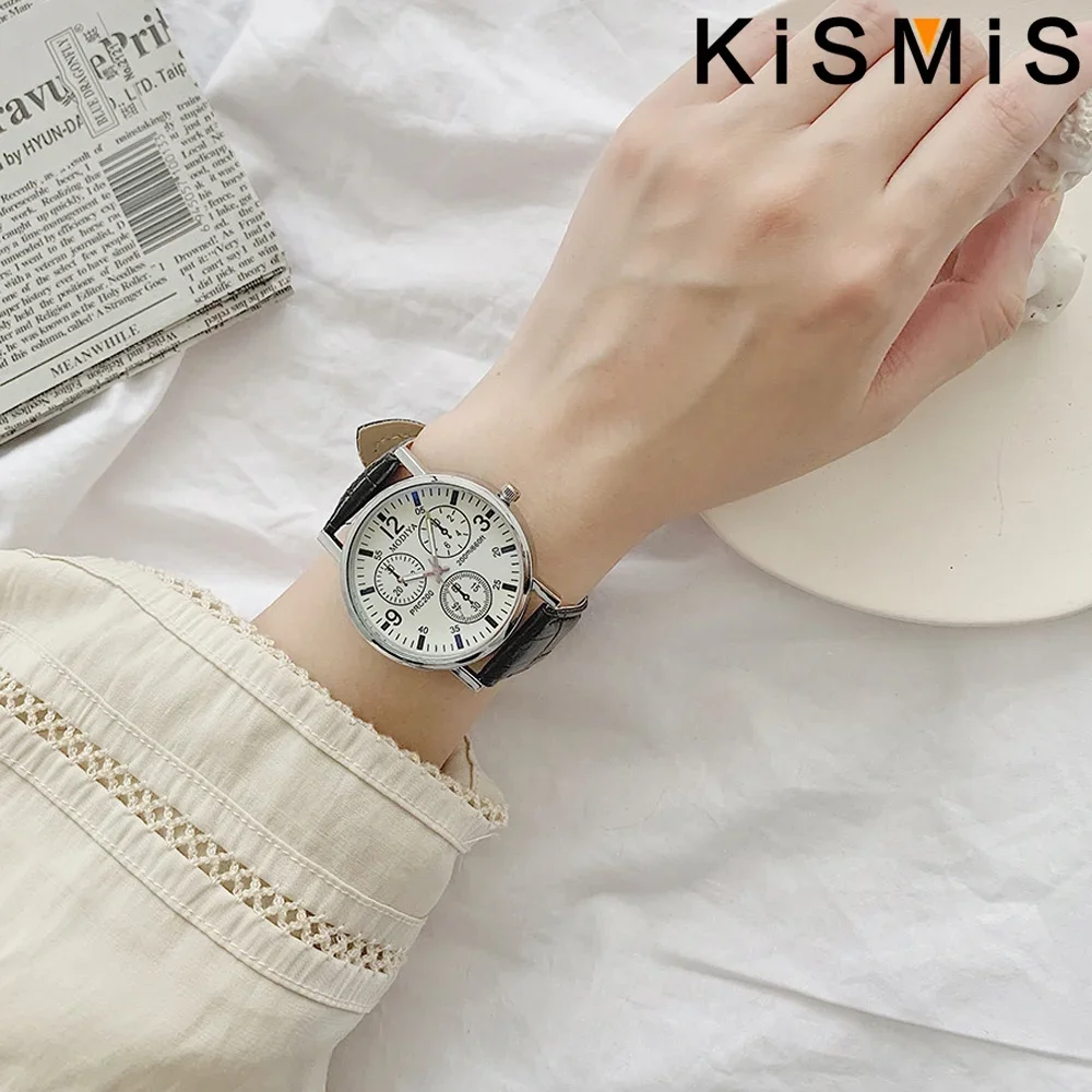 Men Leather Strap Quartz Watches Fashion Business Casual Sports Watch Male Accessories Stylish Clocks for Men