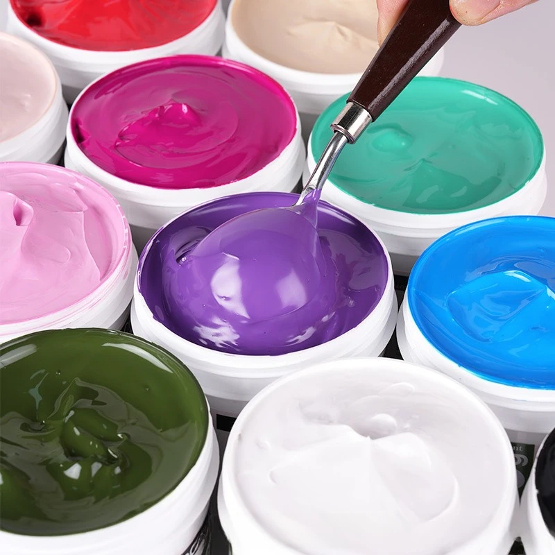 500g Colorful Stereoscopic Shaping Paste Thickening Agent Resin Painting Material Base Texture Paste Oil Painting Acrylic Paints