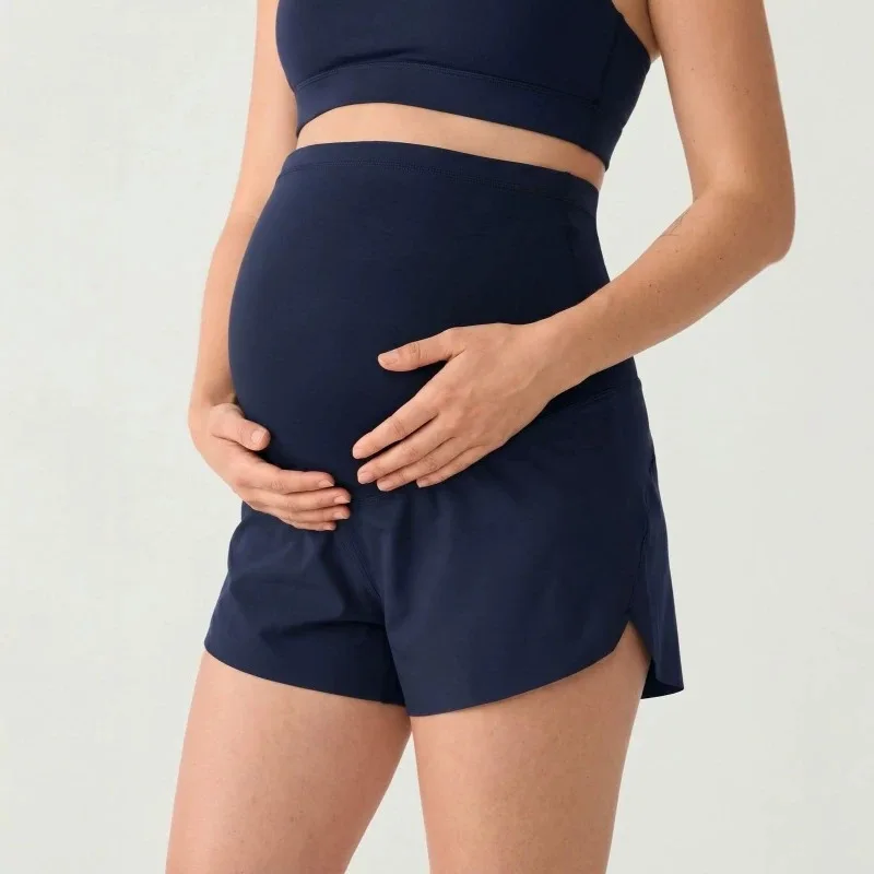マタニティショーツ-夏用-カジュアル-ランニング-腹部エクササイズ-女性用タイツ＆ホース-舒適-通気性-マタニティ下着