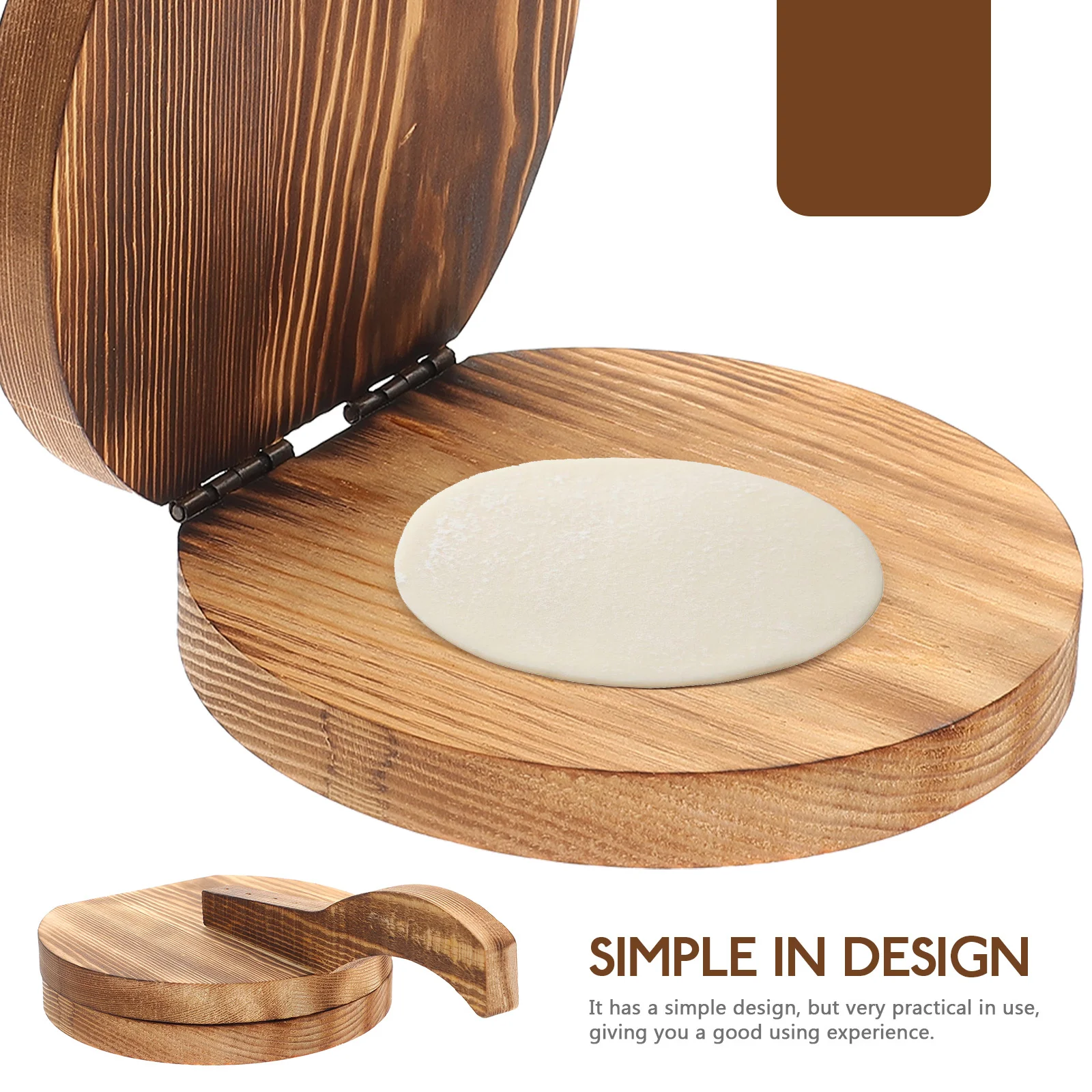

Wood Dumpling Skin Mold Wooden Dough Presser Kitchen Dumpling Making Tool Practical Dough Pressing Artifact Home Gift