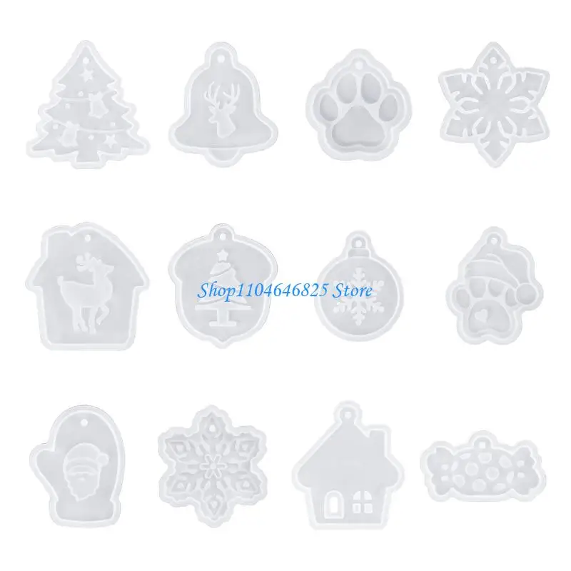 

Silicone Christmas Mould for Handmade Craft Art Projects Easy Releases
