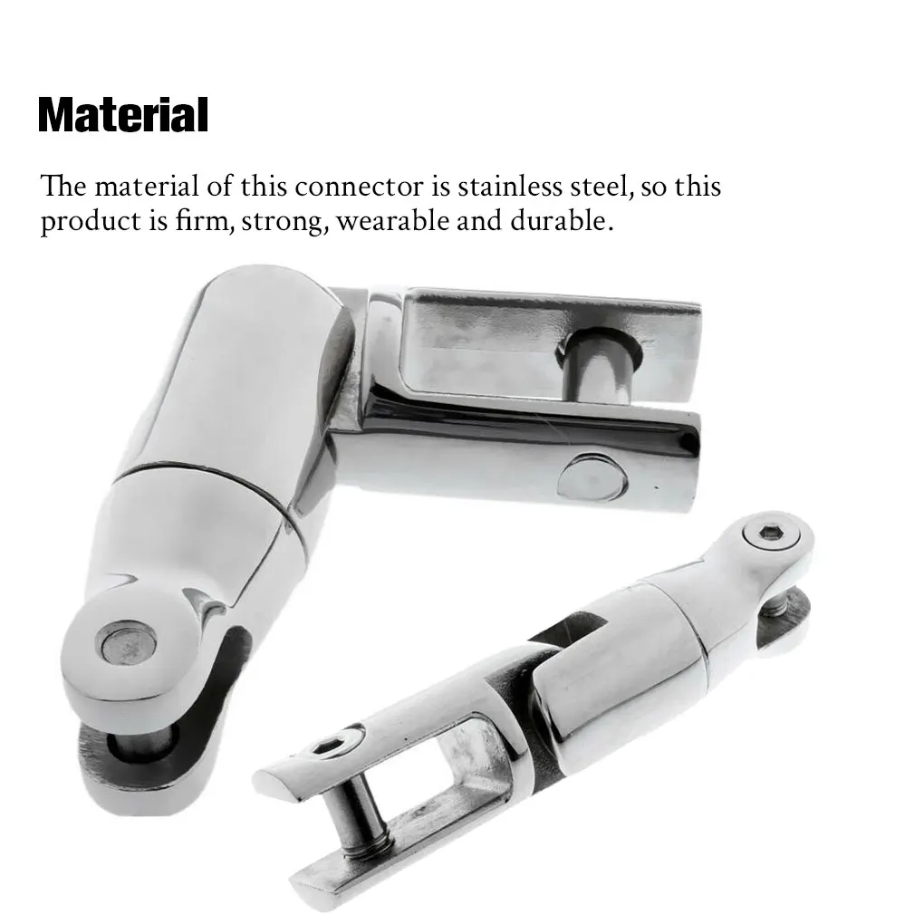 Boats Anchor Connector Mini Polishing Hinge Smooth Wearable Multidirectional Chain Mooring Marine Hardware Boats Accessories