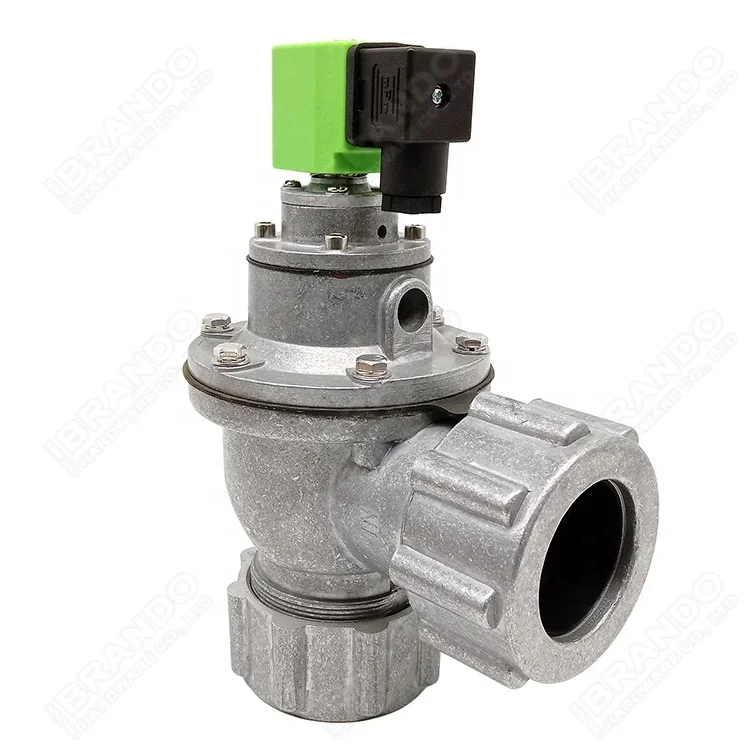 New DMF-ZM-40S 1-1/2'' Right Angle Electromagnetic Pulse Valve Dust Collector Spray Valve 24V 110V 220V DC AC