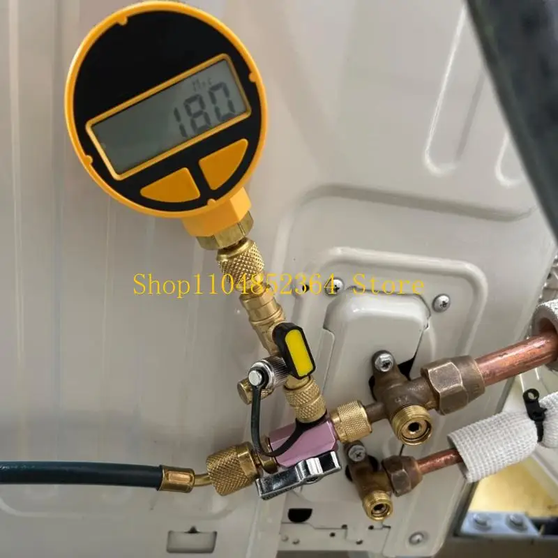 

652F Valves Cores Removal Tool 5/16in Female 1/4in Male Handheld Disassembly Tool for R410A Auto Maintenance Hand Tool