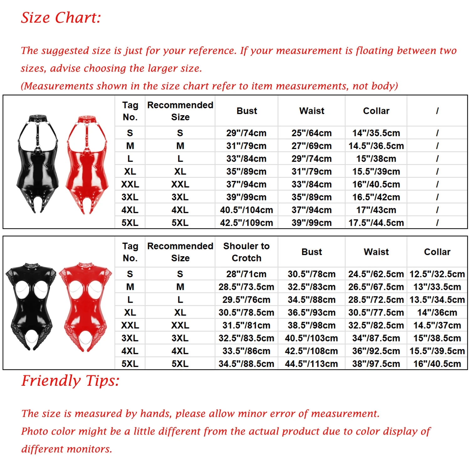 Womens Exotic Bodysuit Open Crotch Latex Costume One-piece Wetlook Patent Leather Lingerie Halter Neck Bare Breast Crotchless