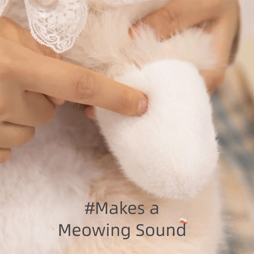 Super Realistic Simulated Puppet Cat Backpack Cute Stuffed Animals Cat School Bags Travel Storage Cartoon Animals Bag