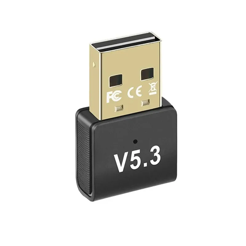 

С Bluetooth-ключом BT5.3 для компьютера USB внешний беспроводной адаптер для наушников динамик мышь игровая ручка принтер мобильный телефон