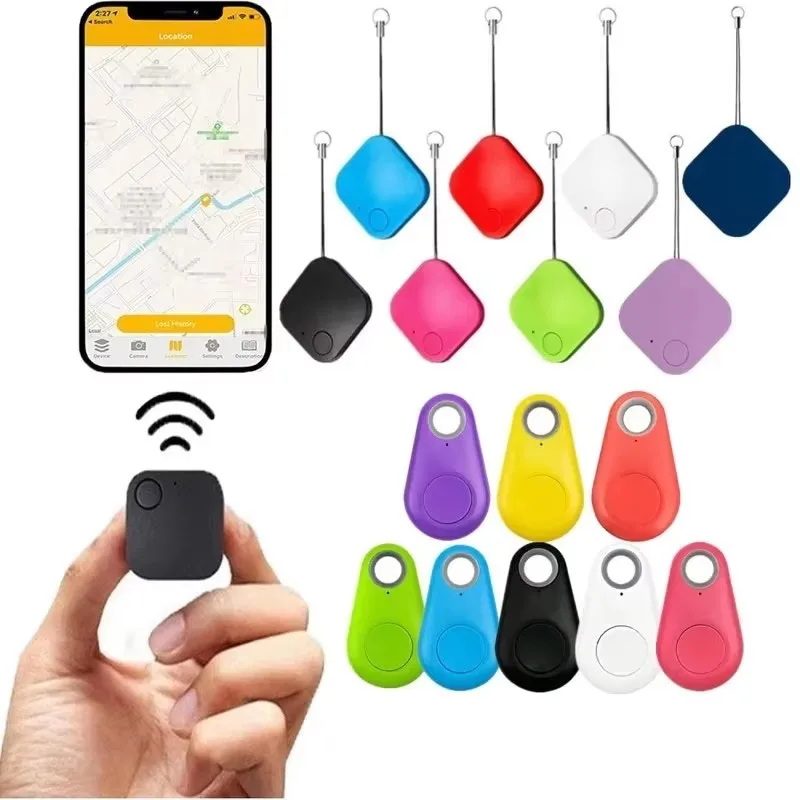 1/3/5/9Pcs Mini Anti-lost Whistle Key Finder Wireless Alarm Smart Tag Key Locator Keychain Tracker Whistle Sound