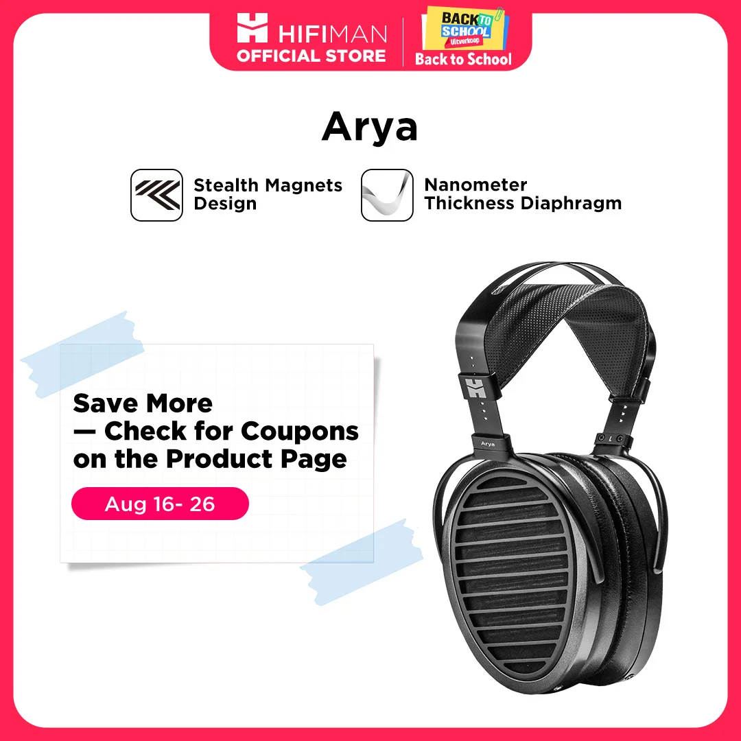 HIFIMAN Arya ヘッドホン ブラック 特別割引