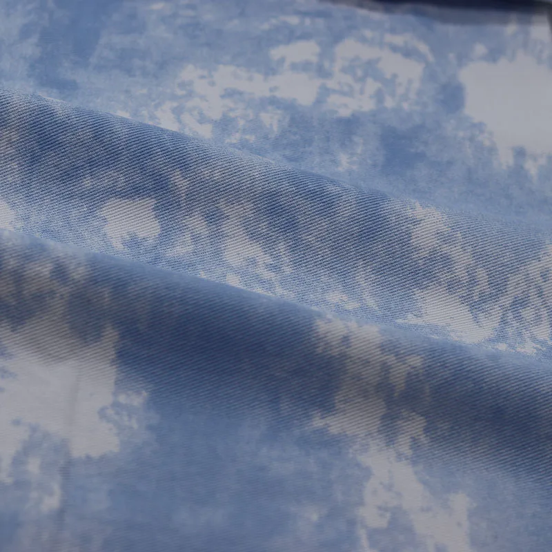 الملونة التعادل صبغ حك 100% نسيج القطن الدنيم بالمتر ل الجينز القبعات فستان أكياس الخياطة القماش سميكة غير مرونة الأزرق