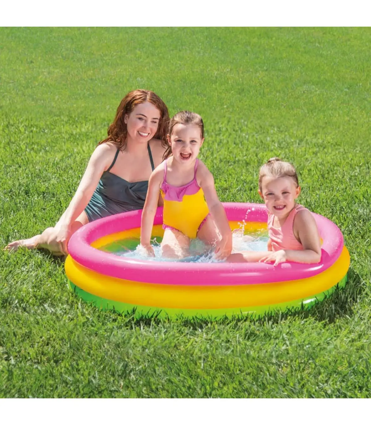 Swimming pools Intex Inflatable pool Sunset 3 rings 114x25 cm