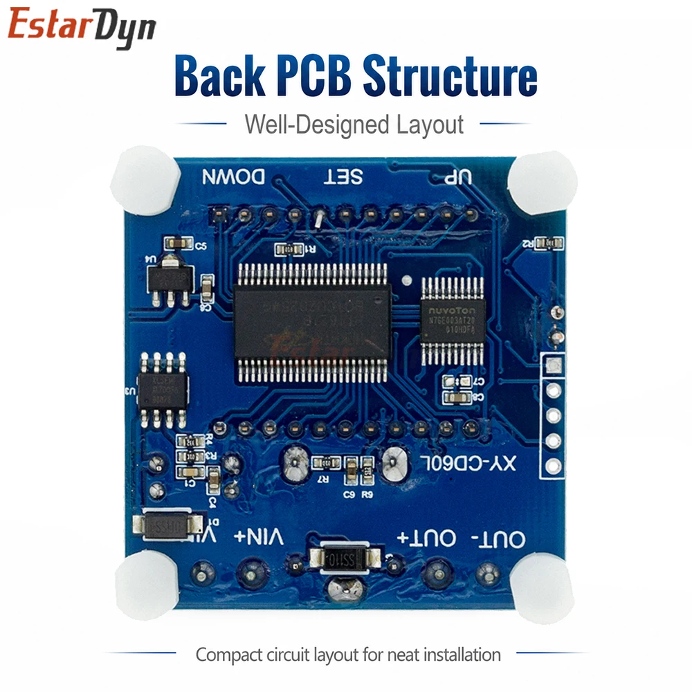 Estardyn CD60L Solar Battery Charger Controller 12V 24V 48V Charge Discharge Control Module Low Voltage Current Protection