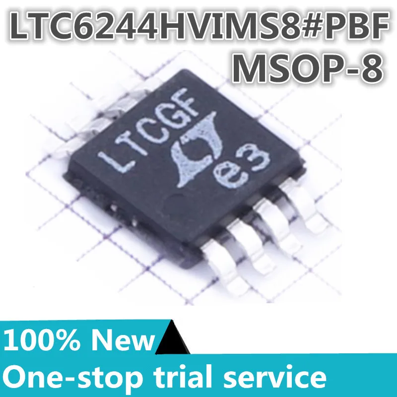 2-50pcs %New original stock LTC6244HVIMS8#PBF LTC6244HVIMS8 marking LTCGF MSOP-8 operational amplifier chip IC