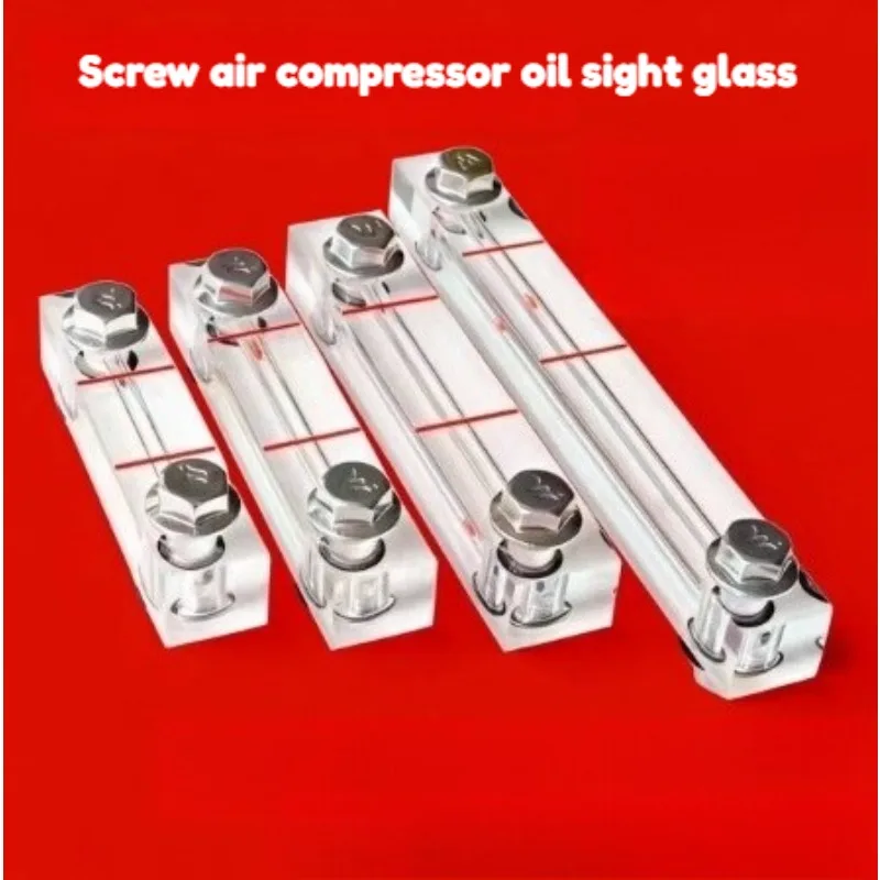 1PC Oil Sight Glass Oil Level Gauge Replacement Spare Part for Screw Air Compressor