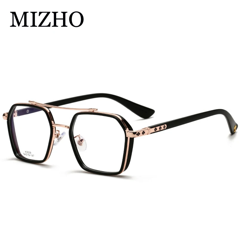 MIZHO Filtering Protect Eyesight Anti Blue Light Glasses Men Ultra light weight Blocking Glare Tony Stark Glasses Frame iron Man