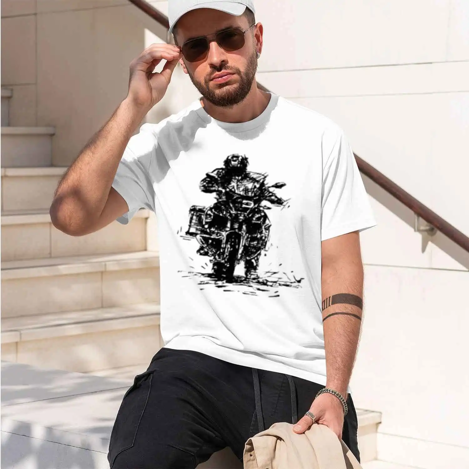 German Motorcycle 1200 Gsa T-Shirt Motorrad Gs Adventure Shirt New T Shirts Men Cool Tees Fashion Streetwear 2026 New Model Shor
