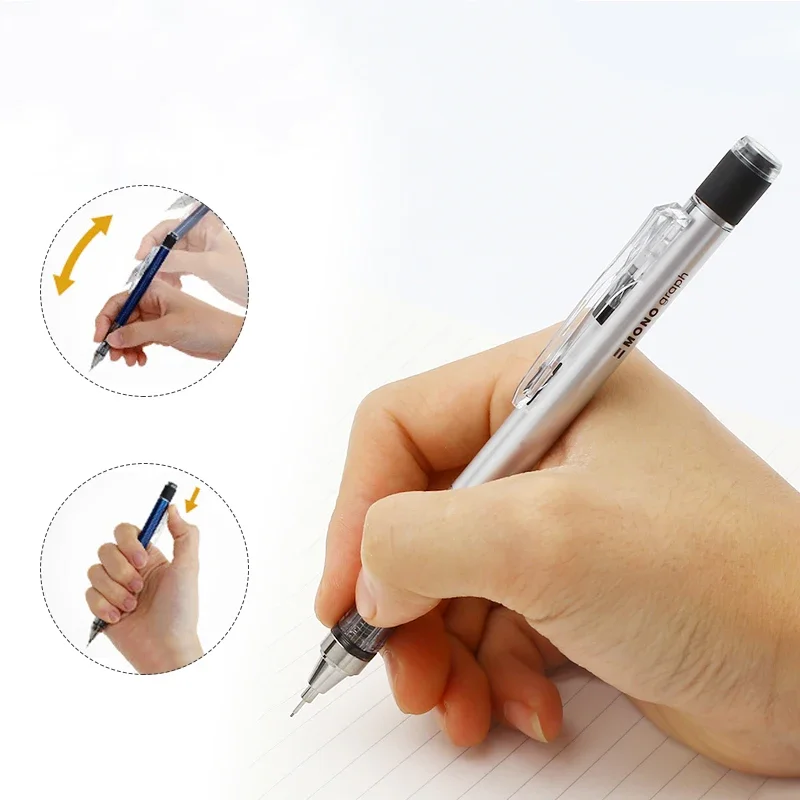 1pcs Tombow Mono Shake Mechanical Pencil 0.5 /0.3MM Low Center of Gravity Activity Pencil Drawing Painting Student Accessories